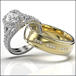 Engagement and Wedding rings