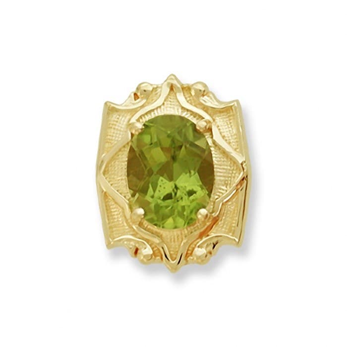 SL142 14kt Yellow Gold Peridot top