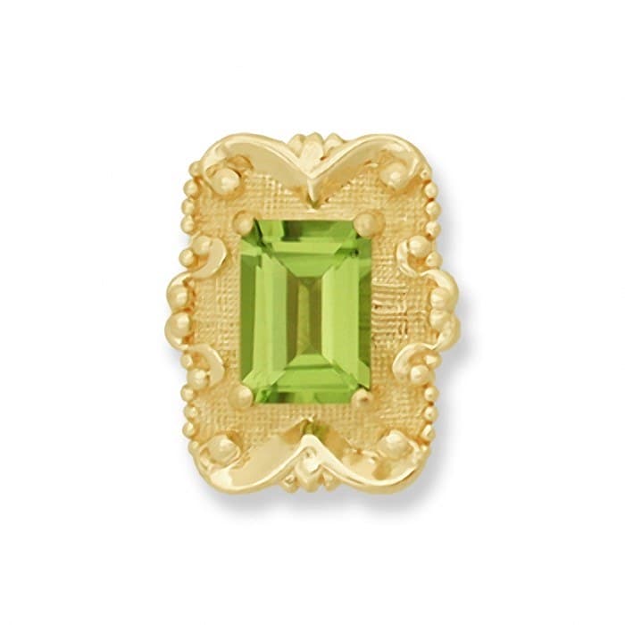 SL161 14kt Yellow Gold Peridot top