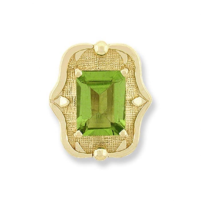 SL170 14kt Yellow Gold Peridot top