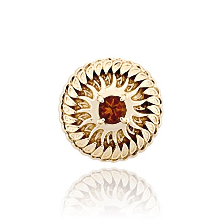 SL471 14kt Yellow Gold Citrine top