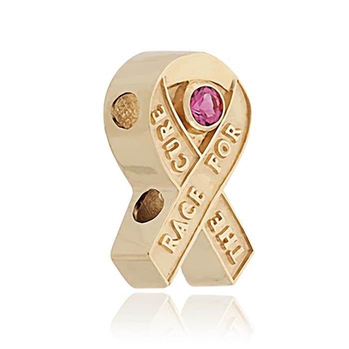 SL711 14kt Yellow Gold Pink Tourmaline angle