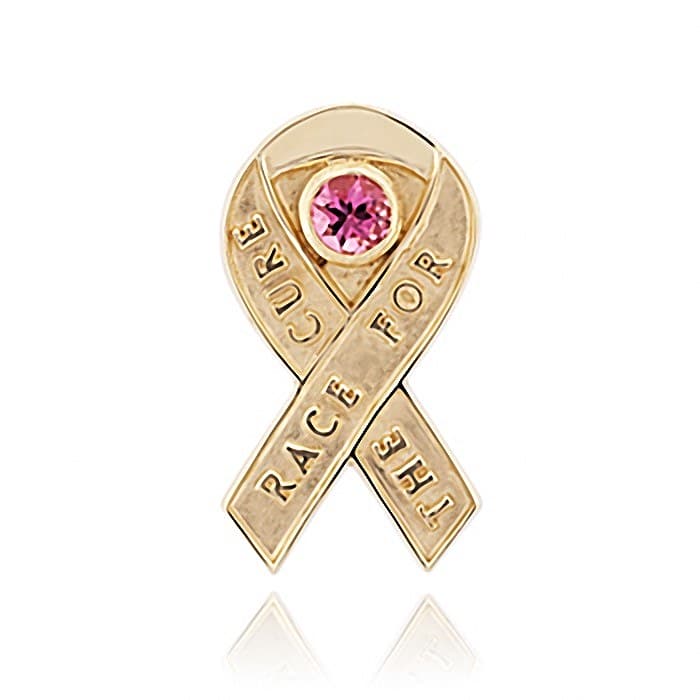 SL711 14kt Yellow Gold Pink Tourmaline top