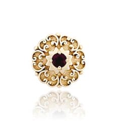 SL472 14kt Yellow Gold Ruby top