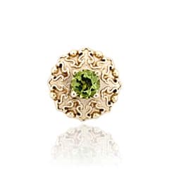 SL499 14kt Yellow Gold Peridot top