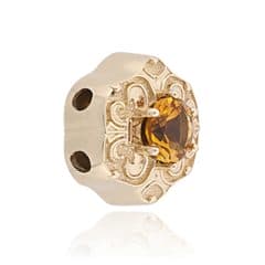 SL592 14kt Yellow Gold Citrine angle