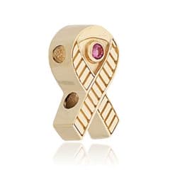 SL712 14kt Yellow Gold Pink Tourmaline angle